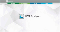 Desktop Screenshot of icgadvisors.com